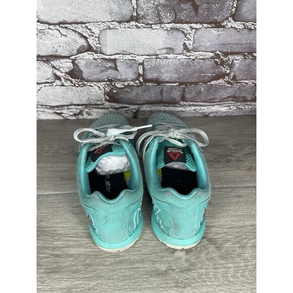 Reebok CrossFit CF74 Aqua Blue Synthetic Gym Training Shoes Women’s 8.5M US/39EU - Picture 6 of 16